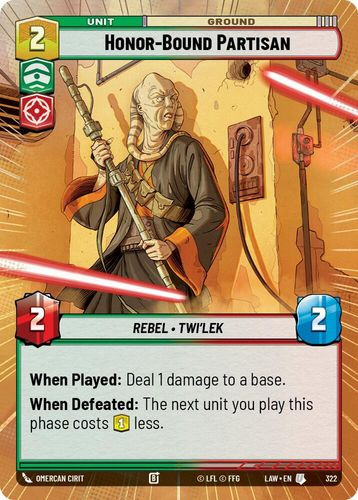 [07-LAW-EN-0322](U) Honor-Bound Partisan (Hyperspace)