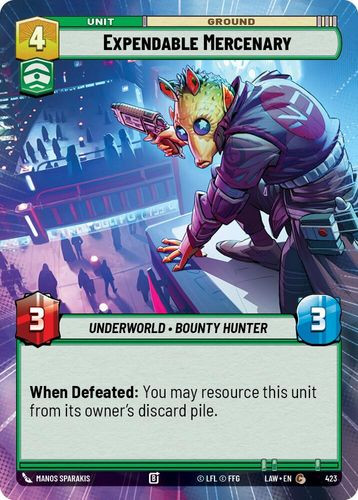 [07-LAW-EN-0423](C) Expendable Mercenary (Hyperspace)