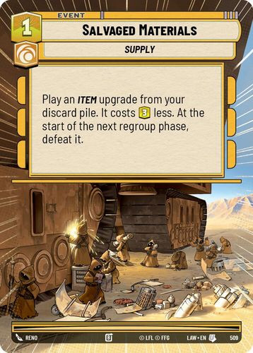 [07-LAW-EN-0509](U) Salvaged Materials (Hyperspace)