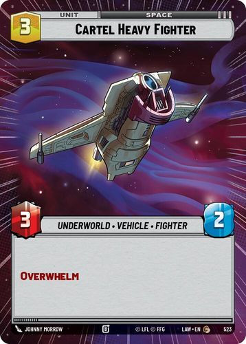 [07-LAW-EN-0523](C) Cartel Heavy Fighter (Hyperspace)