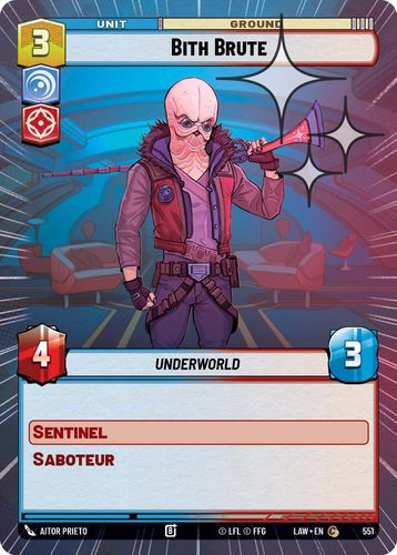 [07-LAW-EN-0551](C) Bith Brute (Hyperspace) (Foil)