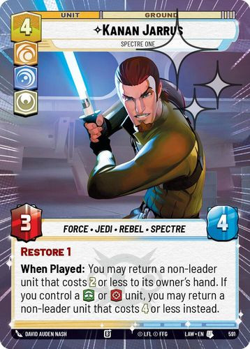 [07-LAW-EN-0591](U) Kanan Jarrus - Spectre One (Hyperspace) (Foil)