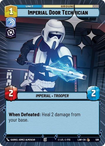 [07-LAW-EN-0599](C) Imperial Door Technician (Hyperspace) (Foil)