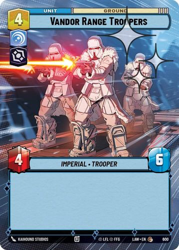 [07-LAW-EN-0600](C) Vandor Range Troopers (Hyperspace) (Foil)