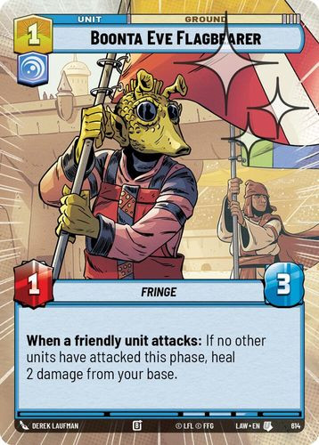 [07-LAW-EN-0614](U) Boonta Eve Flagbearer (Hyperspace) (Foil)