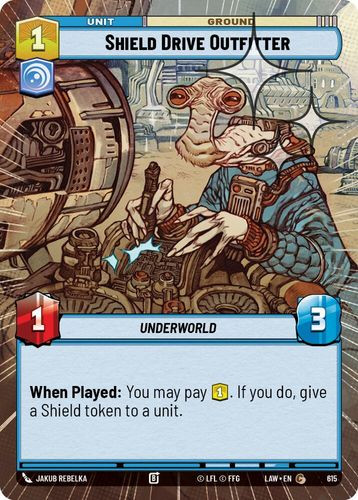 [07-LAW-EN-0615](C) Shield Drive Outfitter (Hyperspace) (Foil)