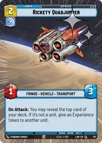 [07-LAW-EN-0617](C) Rickety Quadjumper (Hyperspace) (Foil)