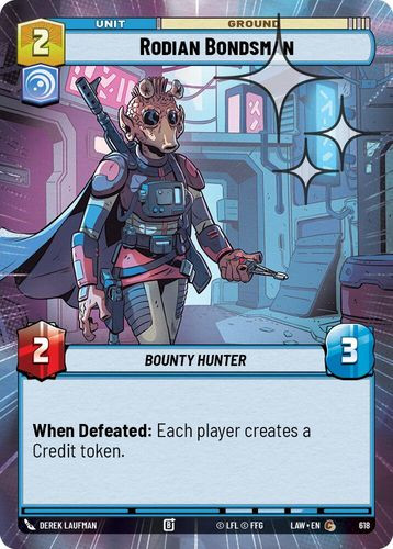 [07-LAW-EN-0618](C) Rodian Bondsman (Hyperspace) (Foil)