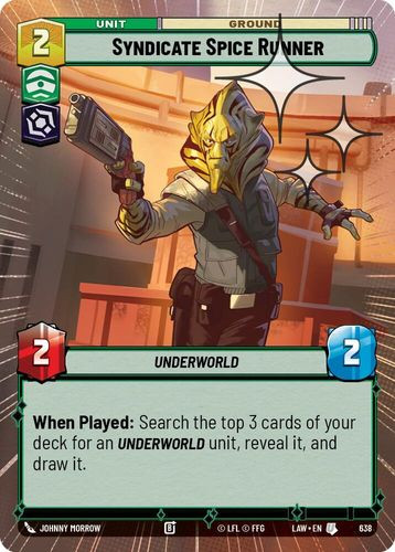 [07-LAW-EN-0638](U) Syndicate Spice Runner (Hyperspace) (Foil)
