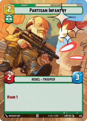 [07-LAW-EN-0656](C) Partisan Infantry (Hyperspace) (Foil)
