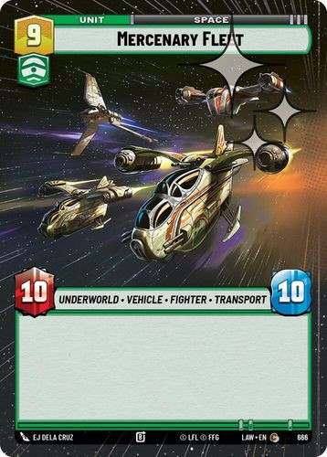 [07-LAW-EN-0666](C) Mercenary Fleet (Hyperspace) (Foil)