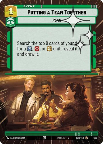 [07-LAW-EN-0668](C) Putting a Team Together (Hyperspace) (Foil)