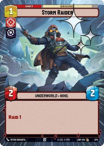 [07-LAW-EN-0674](C) Storm Raider (Hyperspace) (Foil)