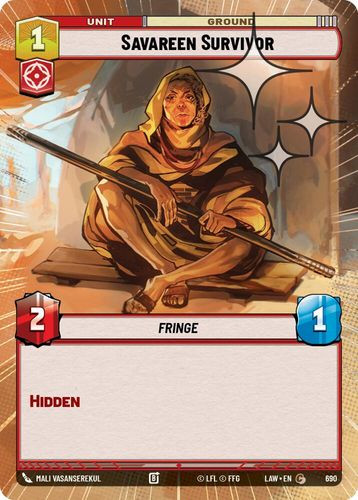 [07-LAW-EN-0690](C) Savareen Survivor (Hyperspace) (Foil)