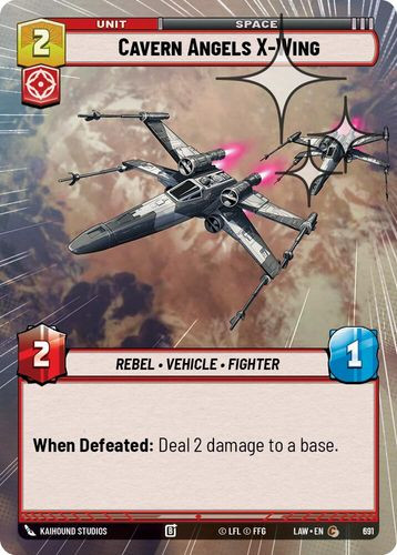 [07-LAW-EN-0691](C) Cavern Angels X-Wing (Hyperspace) (Foil)