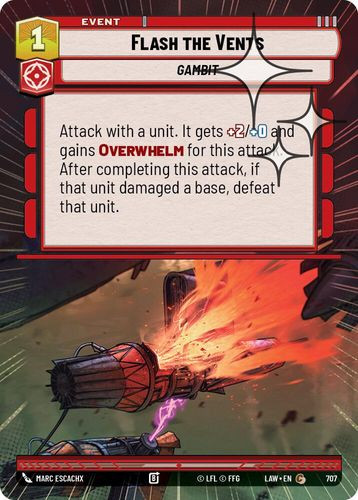 [07-LAW-EN-0707](C) Flash the Vents (Hyperspace) (Foil)
