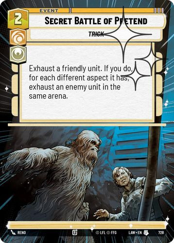 [07-LAW-EN-0728](U) Secret Battle of Pretend (Hyperspace) (Foil)