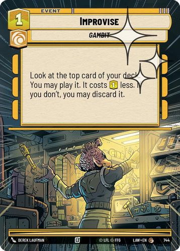 [07-LAW-EN-0744](C) Improvise (Hyperspace) (Foil)