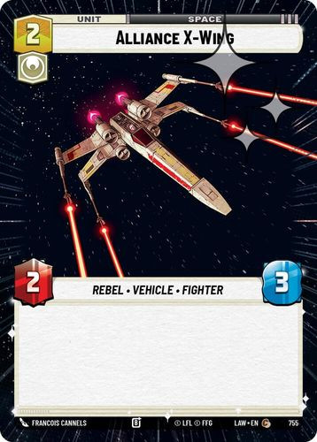 [07-LAW-EN-0755](C) Alliance X-Wing (Hyperspace) (Foil)