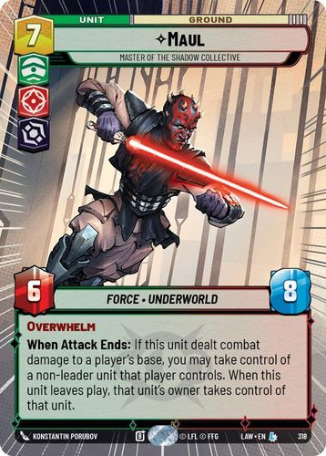 [07-LAW-EN-0318](L) Maul - Master of the Shadow Collective (Hyperspace)