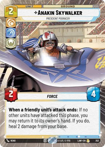 [07-LAW-EN-0352](R) Anakin Skywalker - Prescient Podracer (Hyperspace)