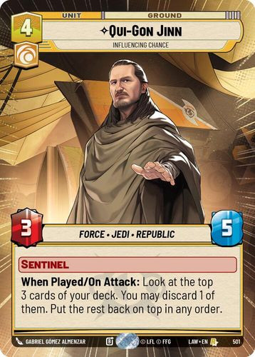 [07-LAW-EN-0501](R) Qui-Gon Jinn - Influencing Chance (Hyperspace)