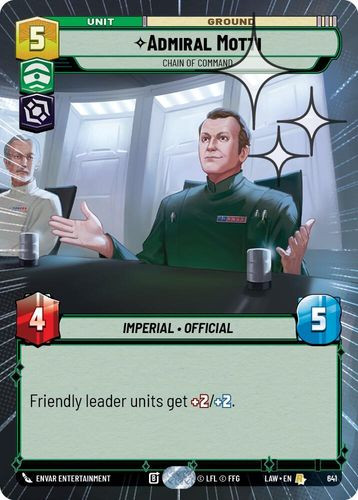 [07-LAW-EN-0641](R) Admiral Motti - Chain of Command (Hyperspace) (Foil)