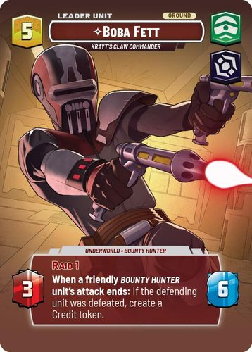 [07-LAW-EN-0773](C) Boba Fett - Krayt's Claw Commander (Showcase) (Foil)