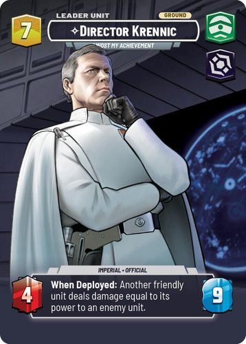 [07-LAW-EN-0774](R) Director Krennic - Amidst My Achievement (Showcase) (Foil)