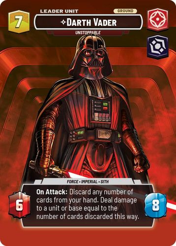 [07-LAW-EN-0777](C) Darth Vader - Unstoppable (Showcase) (Foil)