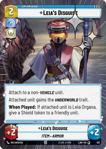 [07-LAW-EN-0613](S) Leia's Disguise (Hyperspace) (Foil)