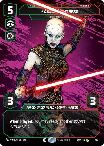 [07-LAW-EN-0785](R) Asajj Ventress - Reluctant Hunter (Prestige)