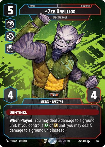 [07-LAW-EN-0797](U) Zeb Orellios - Spectre Four (Prestige)