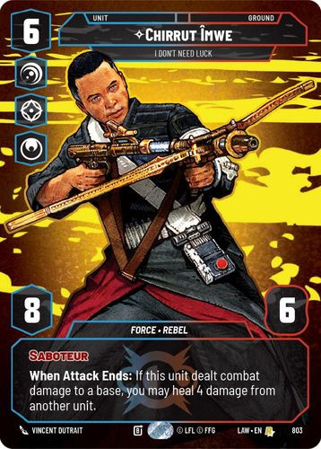 [07-LAW-EN-0803](R) Chirrut Imwe - I Don't Need Luck (Prestige)
