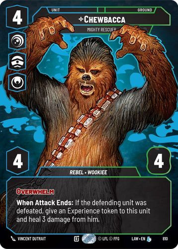 [07-LAW-EN-0810](L) Chewbacca - Mighty Rescuer (Prestige)