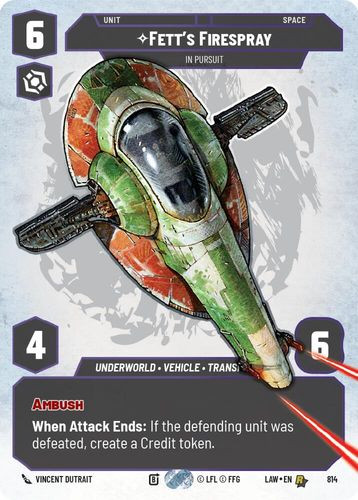 [07-LAW-EN-0814](R) Fett's Firespray - In Pursuit (Prestige)