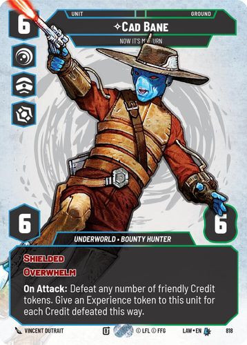 [07-LAW-EN-0818](L) Cad Bane - Now It's My Turn (Prestige)