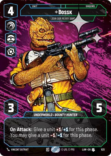 [07-LAW-EN-0825](U) Bossk - Join Our Merry Band (Prestige) (Foil)