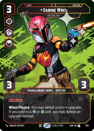 [07-LAW-EN-0835](U) Sabine Wren - Spectre Five (Prestige) (Foil)