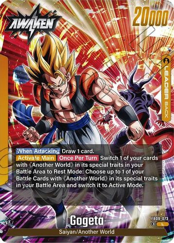 [FB09-073](L) Son Goku/Vegeta // Gogeta