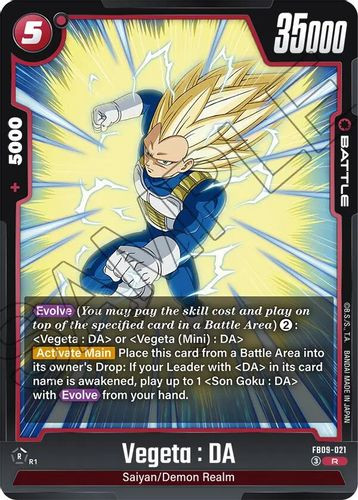 [FB09-021](R) Vegeta : DA (Foil)