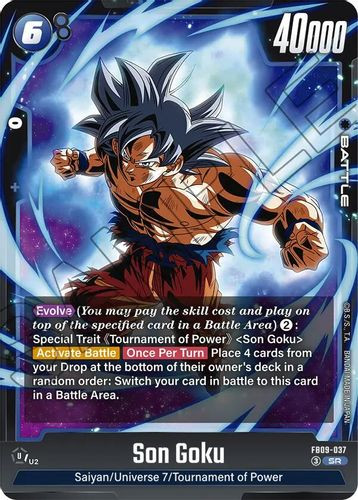 [FB09-037](SR) Son Goku (Foil)