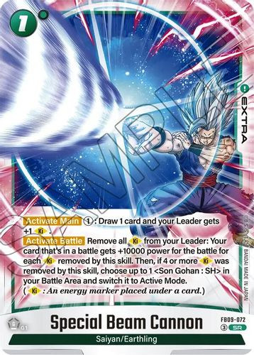 [FB09-072](SR) Special Beam Cannon (Foil)