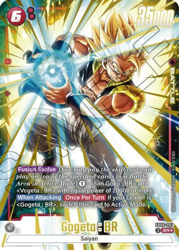 [FB09-007](SR) Gogeta : BR (1 Star Alt Art) (Foil)