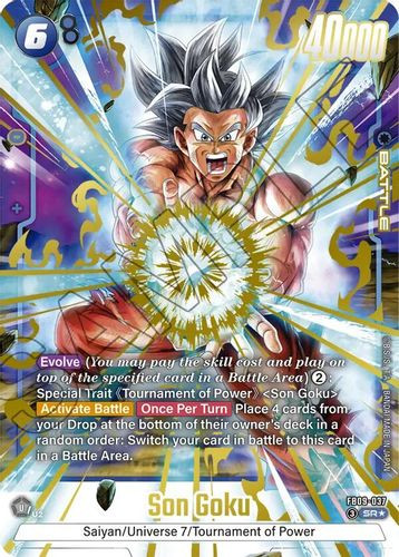 [FB09-037](SR) Son Goku (1 Star Alt Art) (Foil)