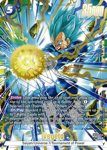 [FB09-045](SR) Vegeta (1 Star Alt Art) (Foil)