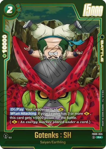 [FB09-055](R) Gotenks : SH (1 Star Alt Art) (Foil)