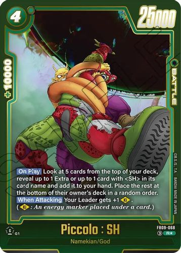 [FB09-068](R) Piccolo : SH (1 Star Alt Art) (Foil)