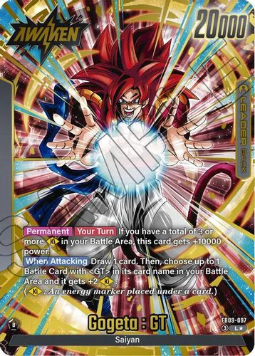 [FB09-097](L) Gogeta : GT (1 Star Alt Art) (Foil)