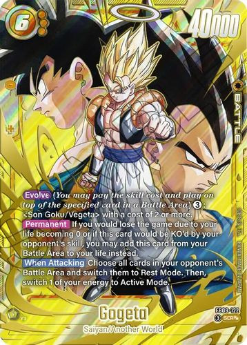 [FB09-122](SEC) Gogeta {2 Star Alt Art} {Foil}